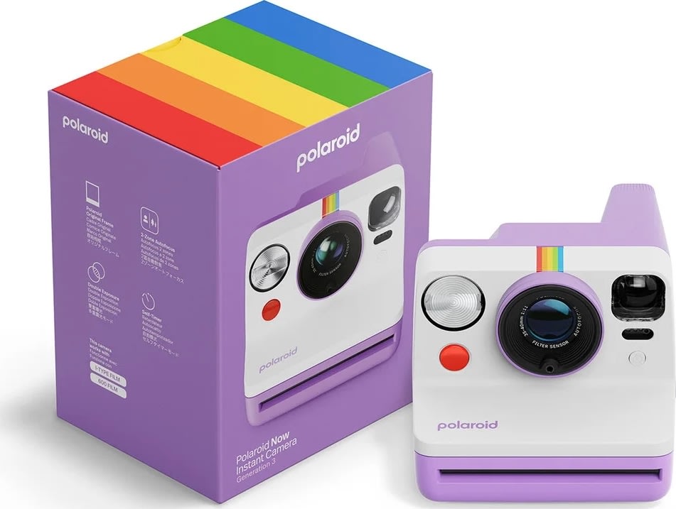 Polaroidkamera Now Gen 3, lila