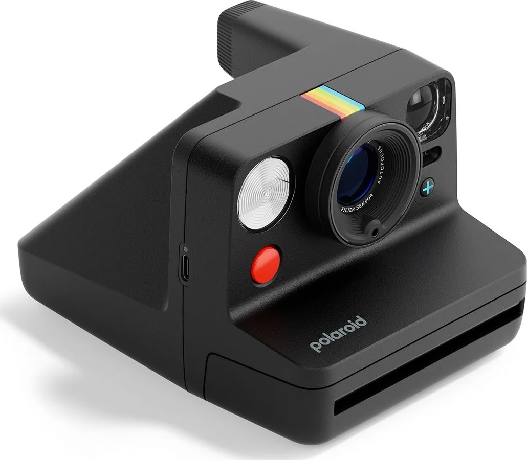 Polaroidkamera Now+ Gen. 3, svart