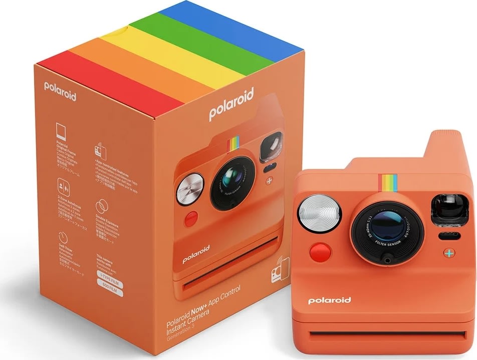 Polaroidkamera Now+ Gen.3, orange