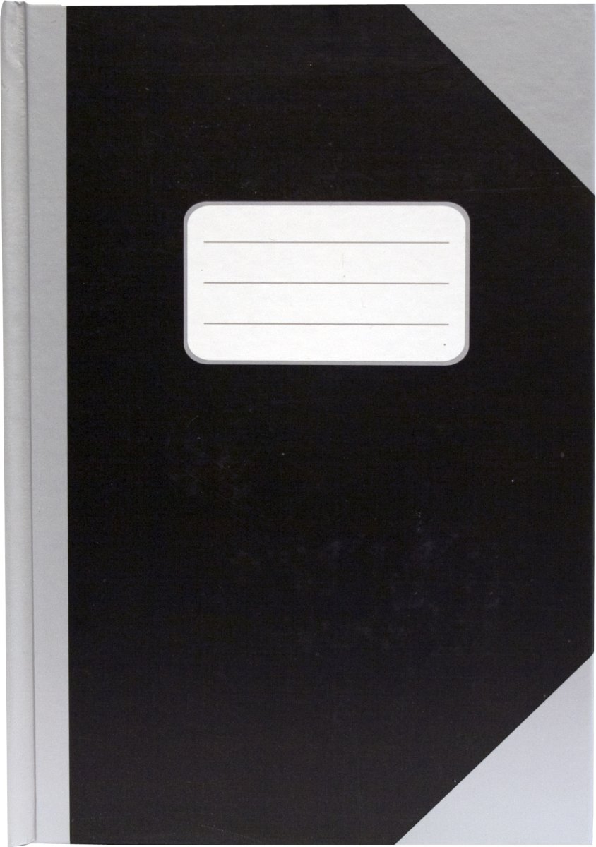 Office Kina Notes | A5 | Linjerat | Svart/Silver