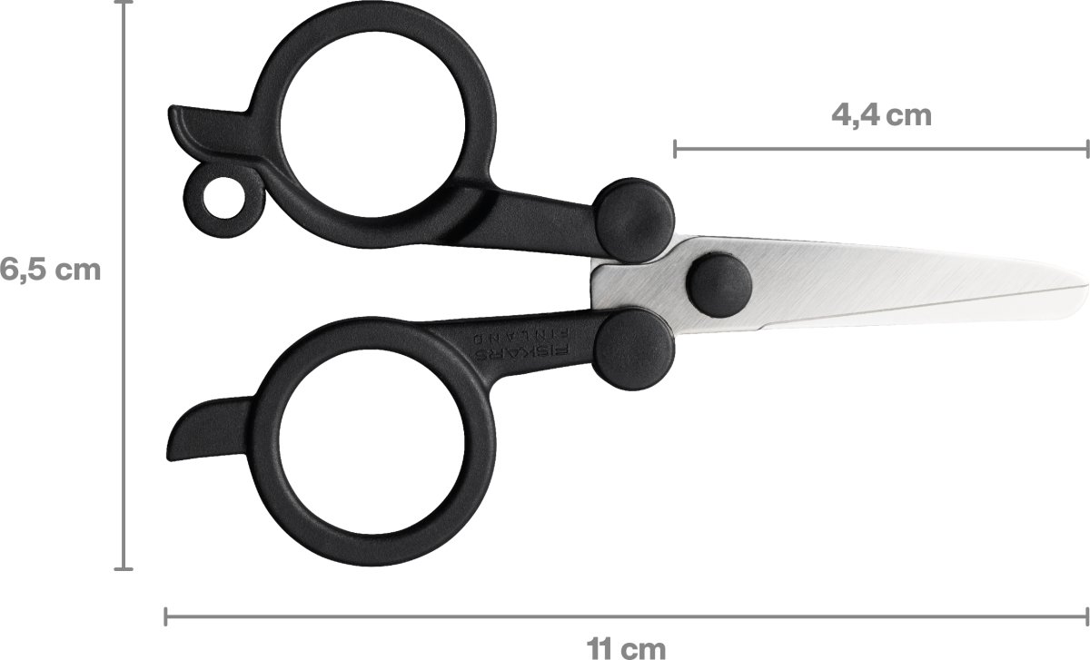 Fiskars Functional Form ReNew hopfällbar sax, 11cm