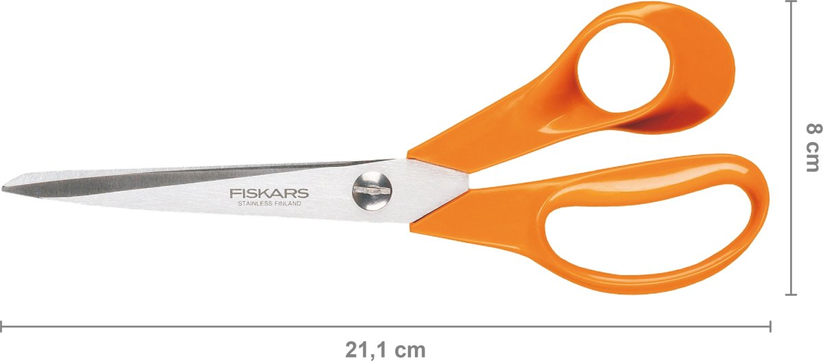 Fiskars Classic universalsax, 21 cm