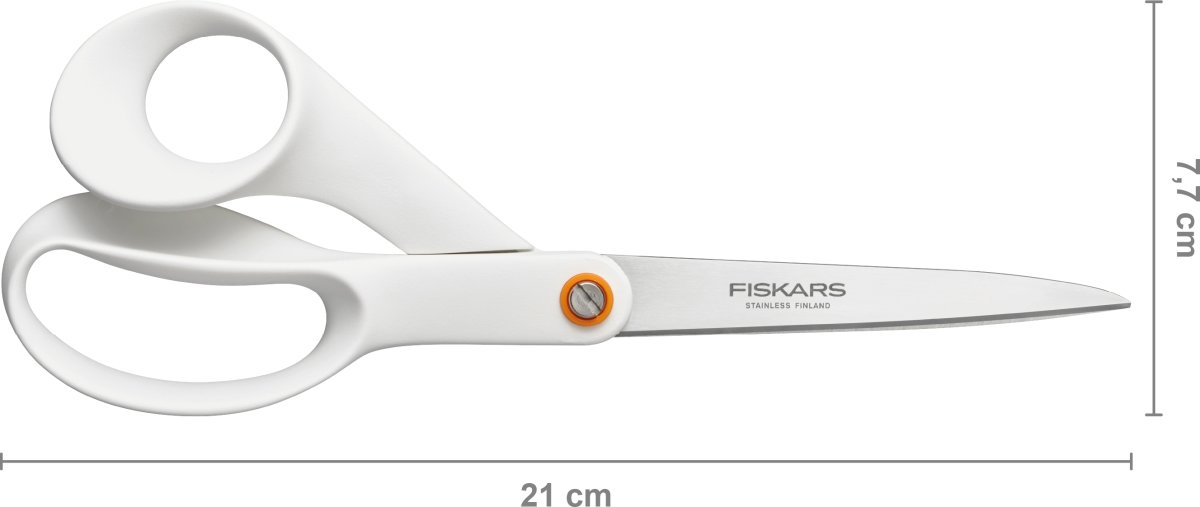 Fiskars Functional Form Universalsax, 21 cm, vit
