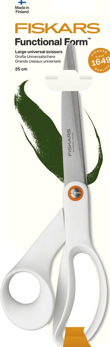 Fiskars Functional Form Universalsax, 24 cm, vit