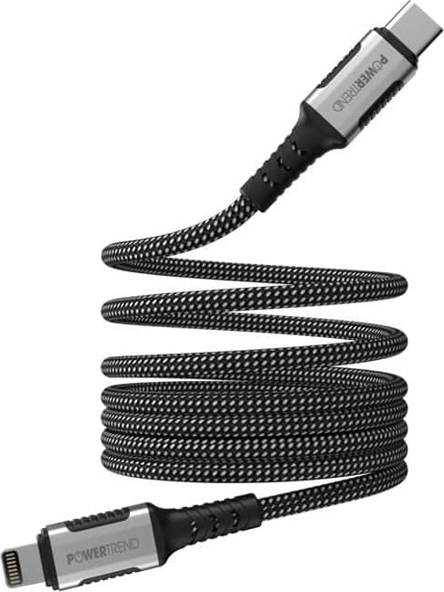 Powertrend Magnetisk laddkabel USB-C-Lightning