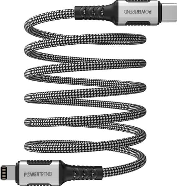 Powertrend Magnetisk laddkabel USB-C-Lightning