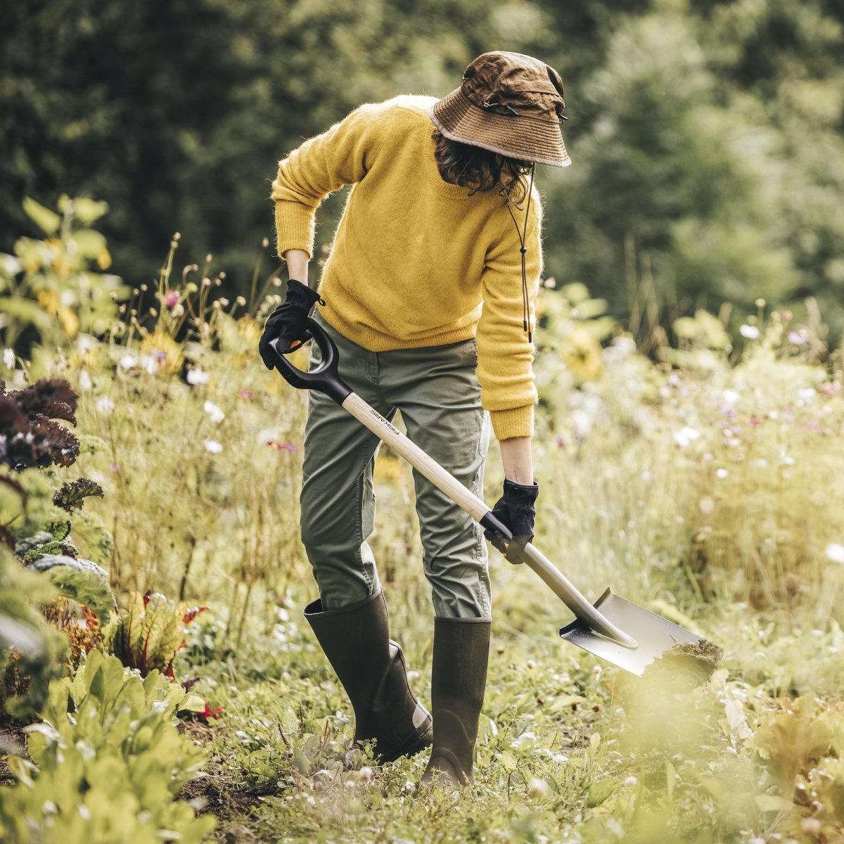 Fiskars Solid Spade, stål/trä, 108,5 cm.