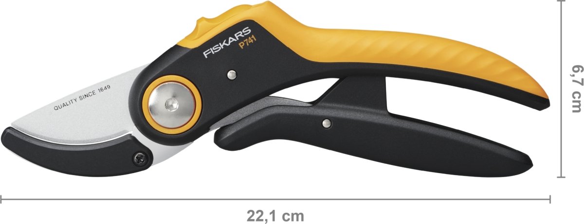 Fiskars Plus PowerLever Beskärningssax, ms, P741