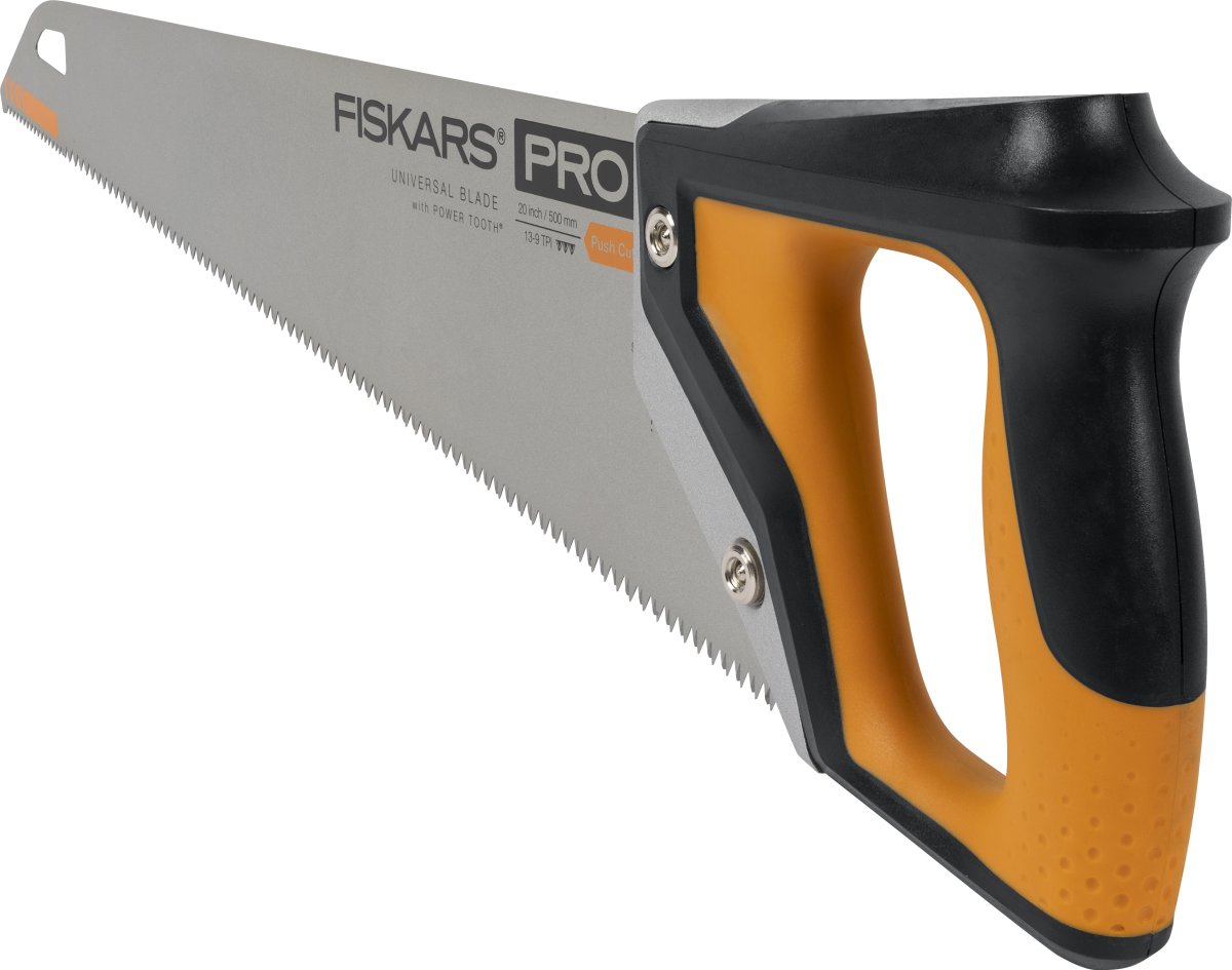 Fiskars Pro PowerTooth handsåg, 50 cm, 9 tpi
