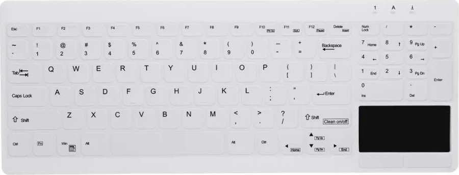 Cherry AK-C7412F Hygien-tangentbord, vit