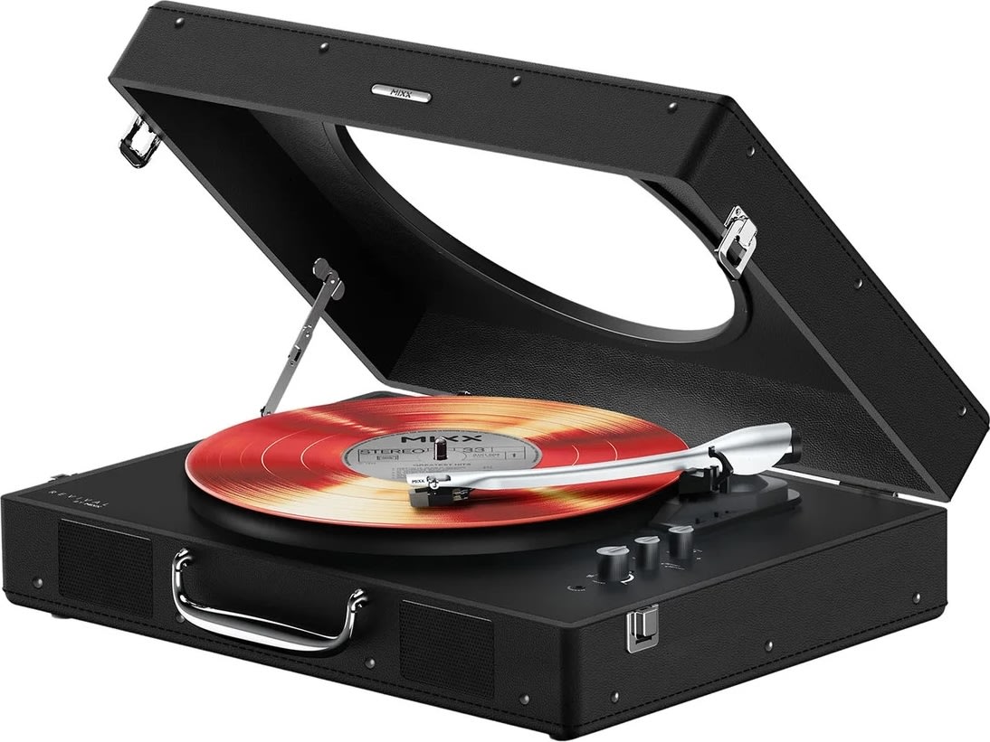 MIXX Revival 65 Stereo vinylskivspelare, svart