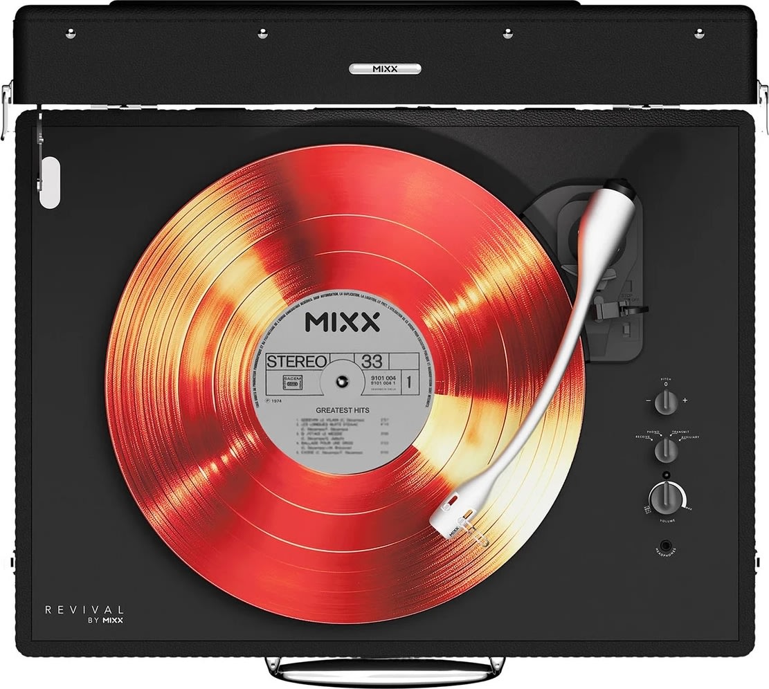 MIXX Revival 65 Stereo vinylskivspelare, svart