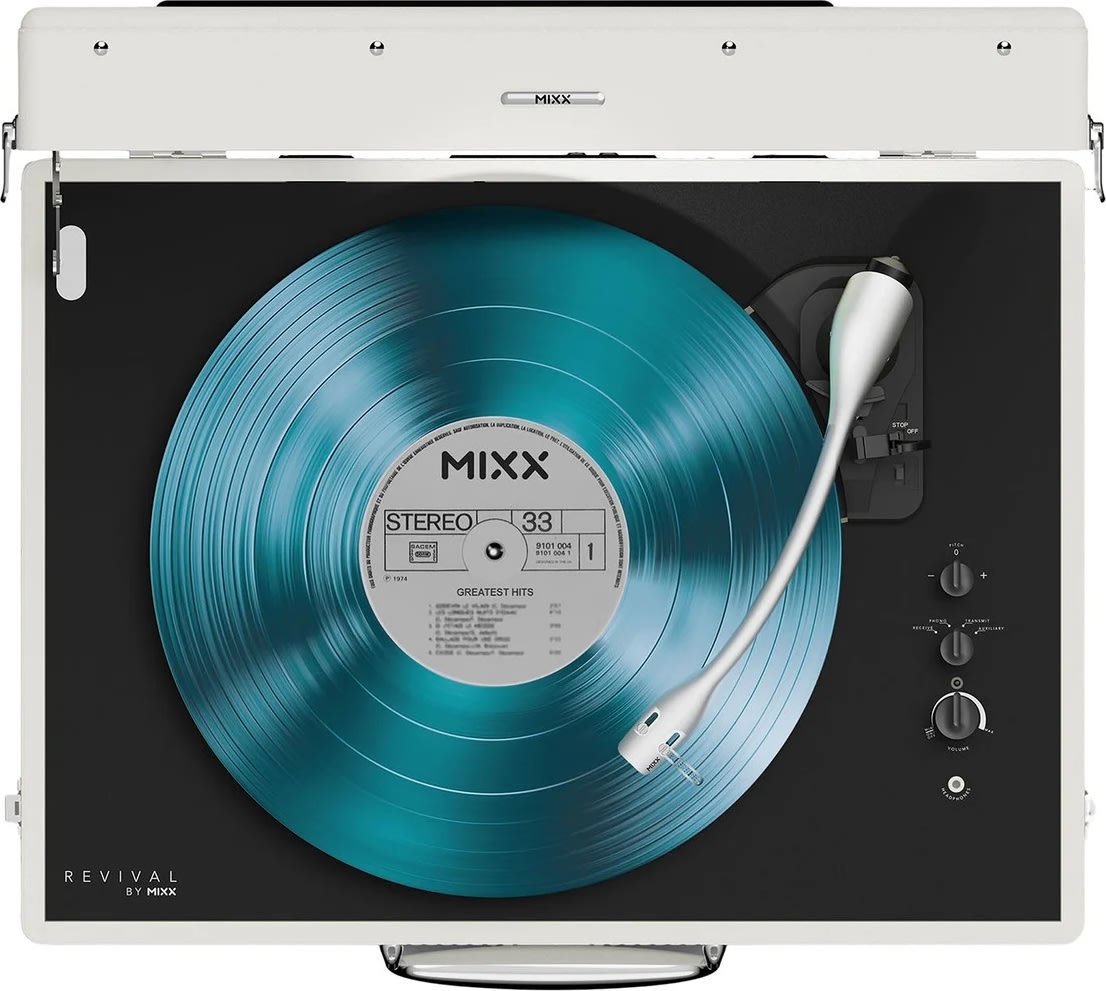 Mixx Vinylskivspelare Revival 65 Stereo, cream