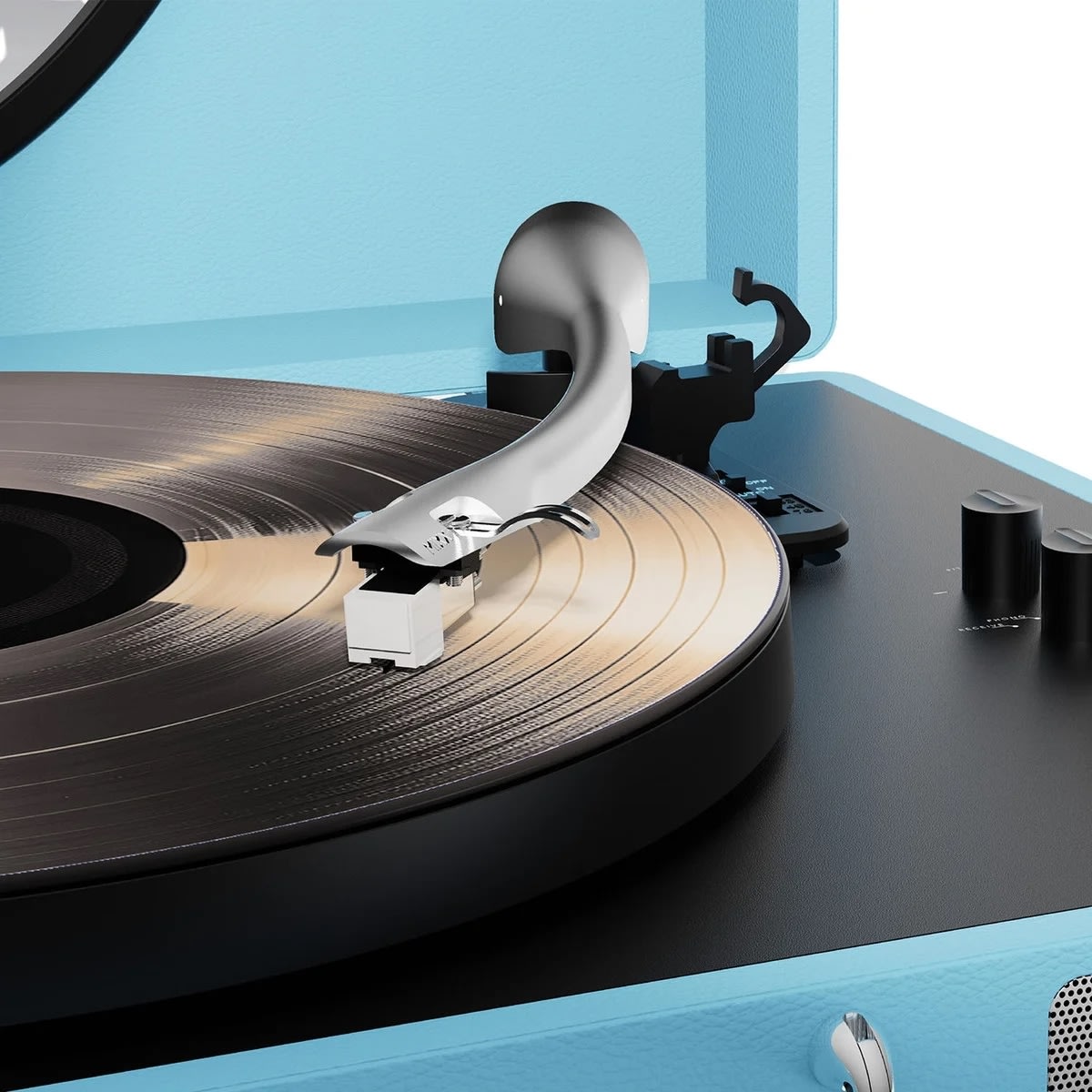 MIXX Revival 65 Stereo vinylskivspelare, blå