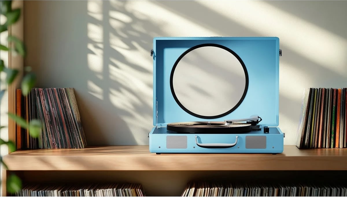 MIXX Revival 65 Stereo vinylskivspelare, blå