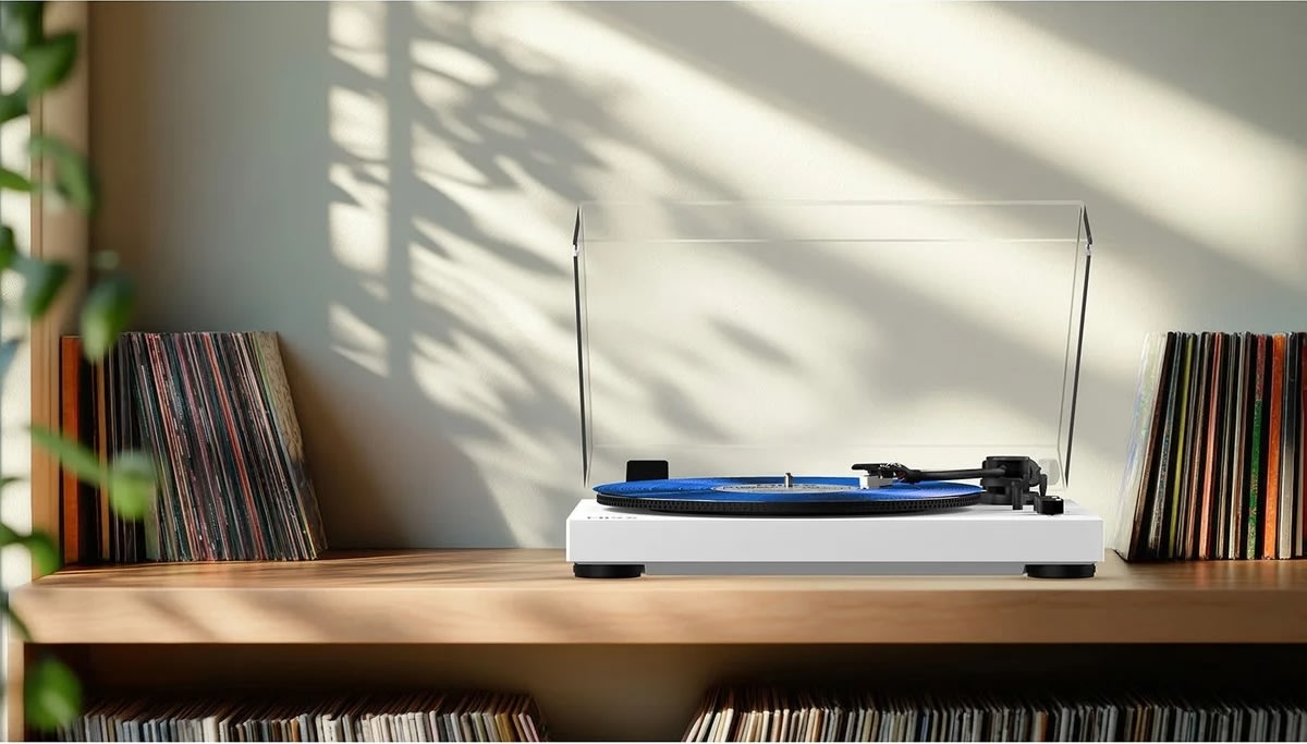 MIXX Vinylskivspelare Analogue 5 Stereo, Vit