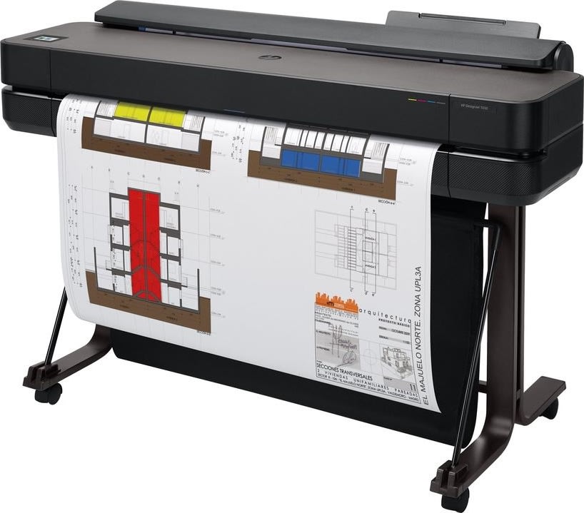 HP DesignJet T650 36" storformatsskrivare i färg