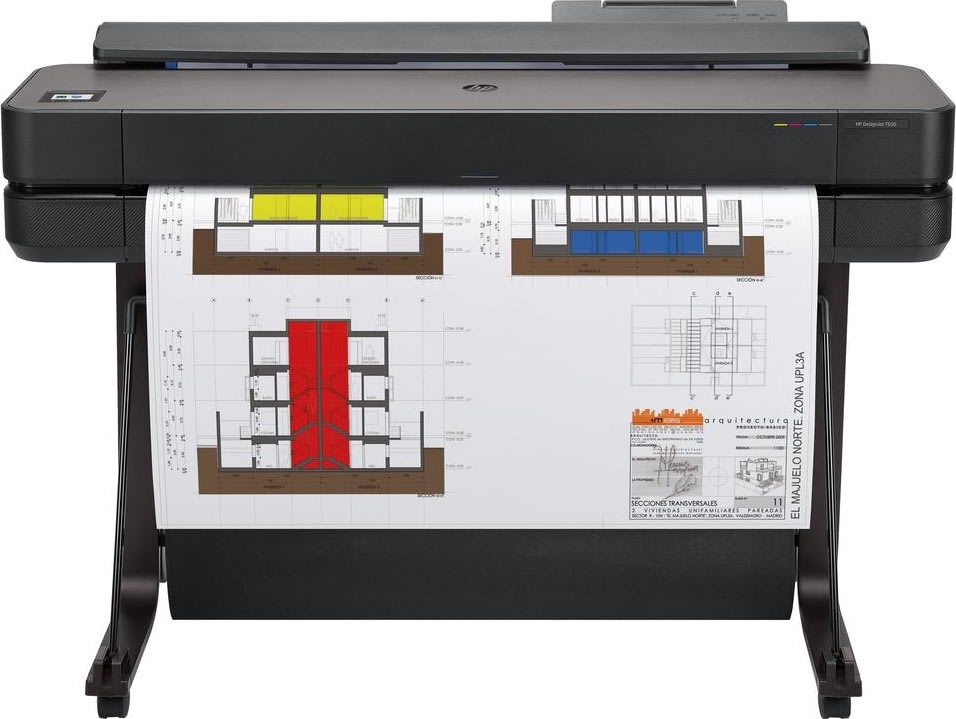 HP DesignJet T650 36" storformatsskrivare i färg