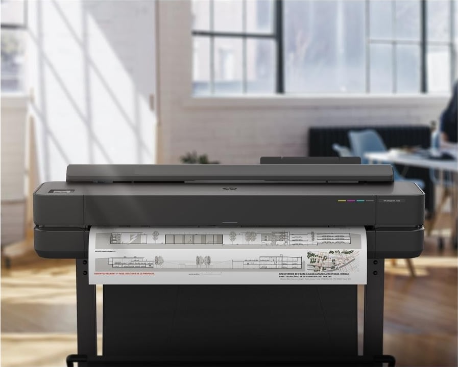 HP DesignJet T650 36" storformatsskrivare i färg