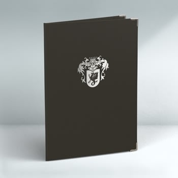 Dokumentomslag | A4 | Eget tryck | Svart