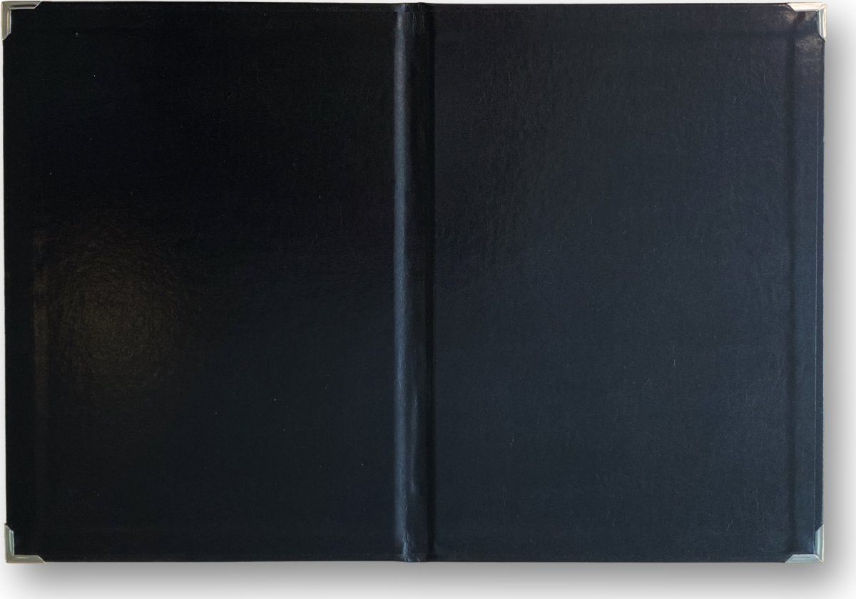 Deluxe dokumentomslag | A4 | Eget tryck | Svart