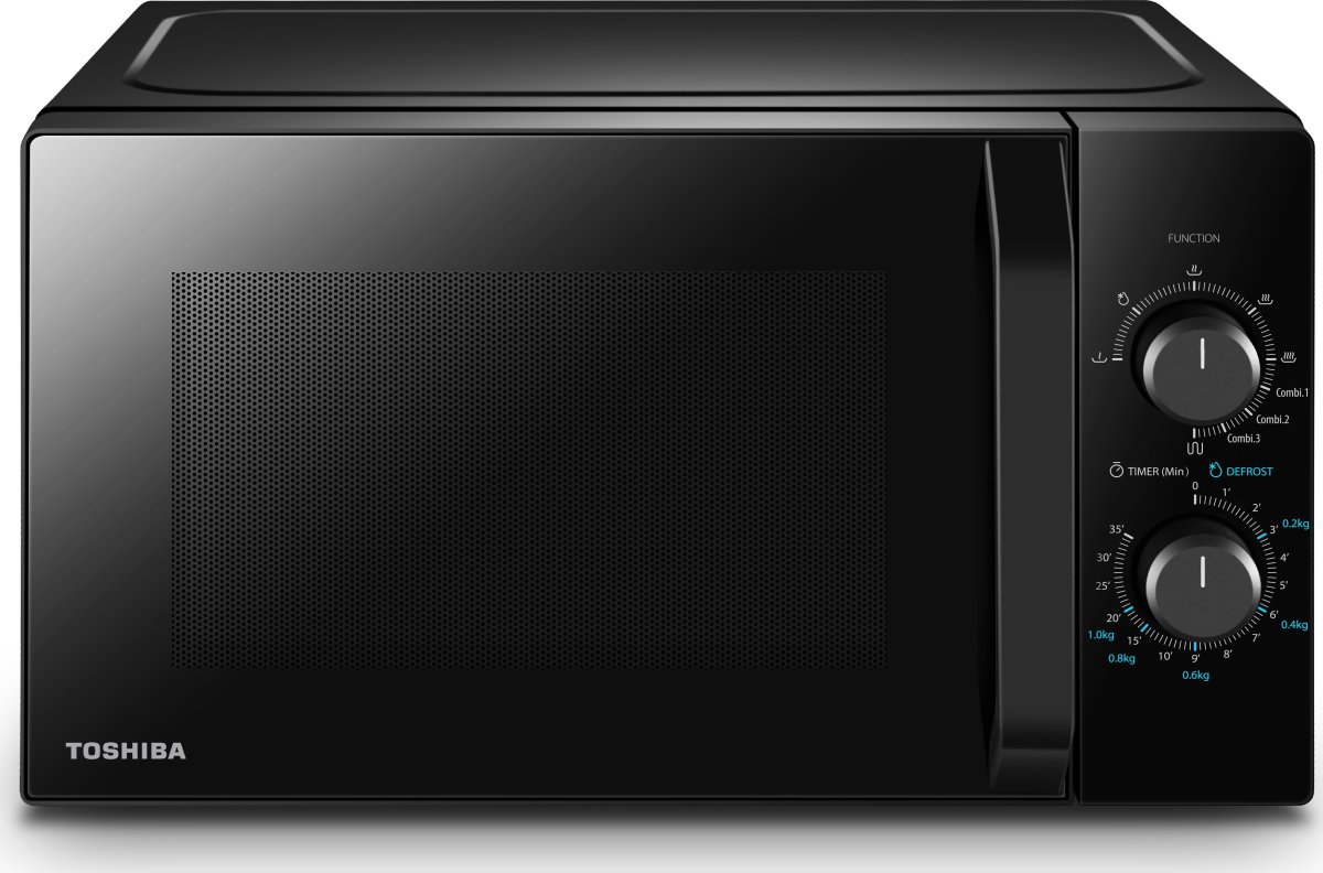 Toshiba MW2-MG20PBK mikrovågsugn, 20 liter, svart