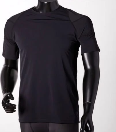 Swedish Posture T-shirt Posture för män, svart, L