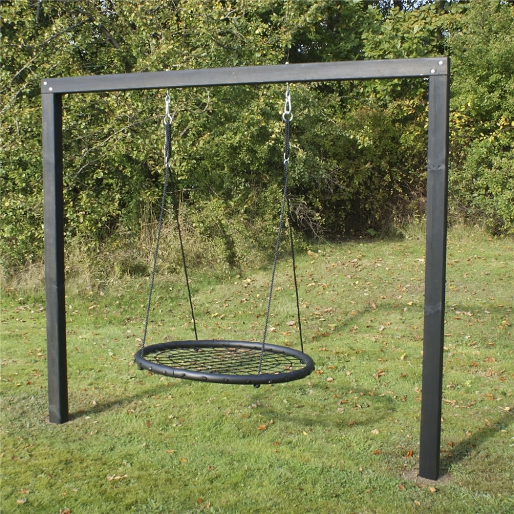 NORDIC PLAY Asta gungställning m. rundgunga, svart