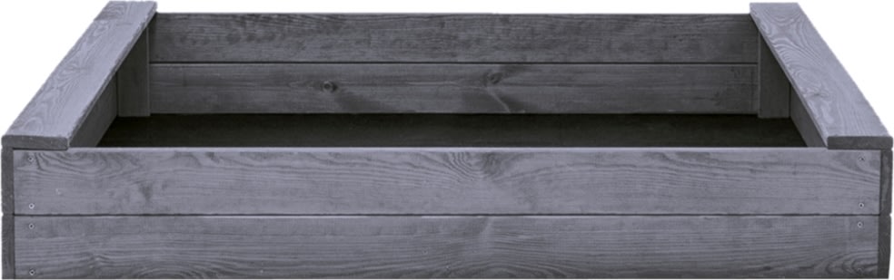 NORDIC PLAY Sandlåda, 120 x 120 cm, grå