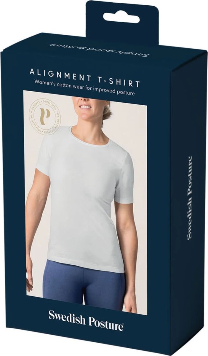 Swedish Posture T-shirt Posture dam, vit, M