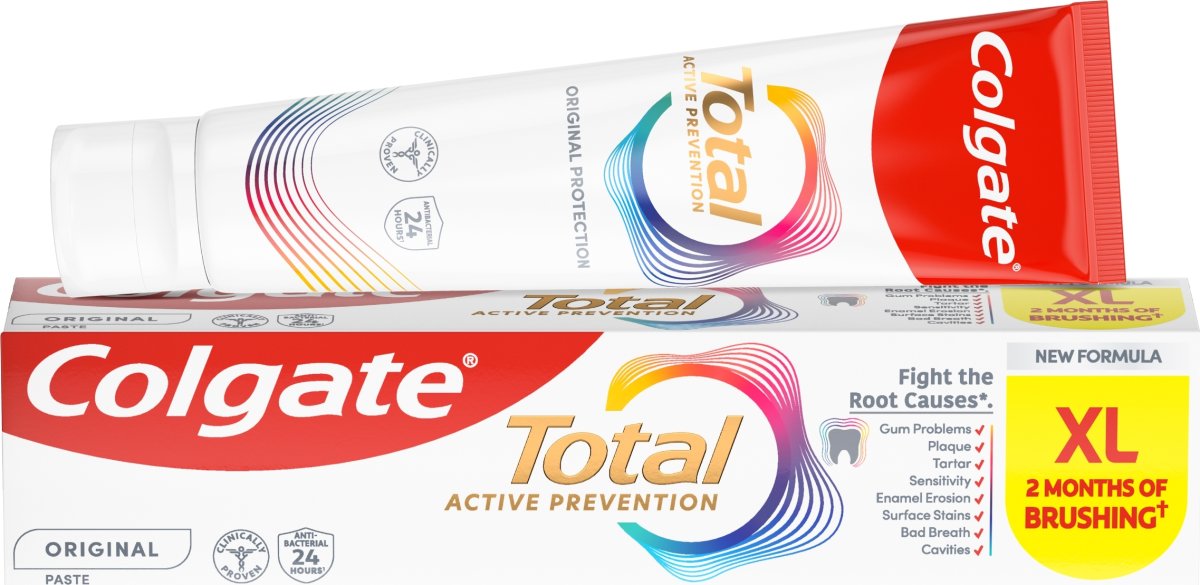 Colgate tandkräm | Total original | 2 x 50 ml