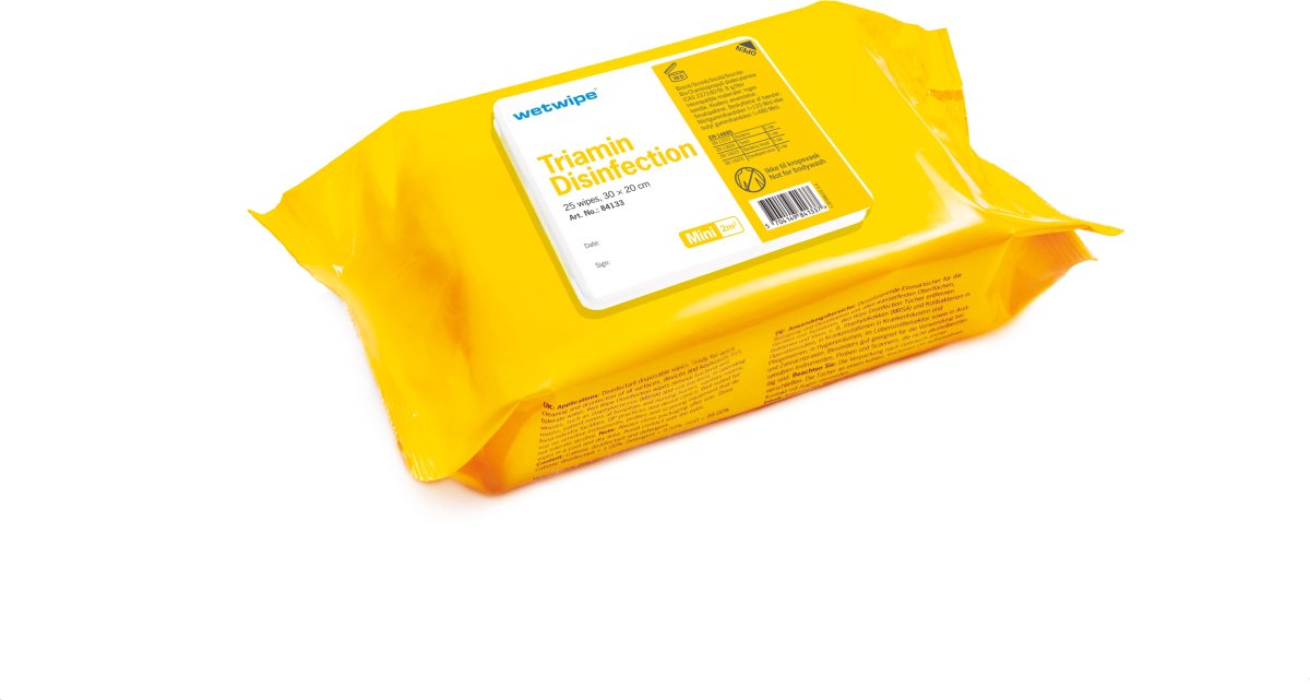 Våtservetter Wet Wipe Triamin Disinfect Mini Wipes