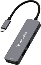 Verbatim USB-C Essentials Multiport Hub 4 portar