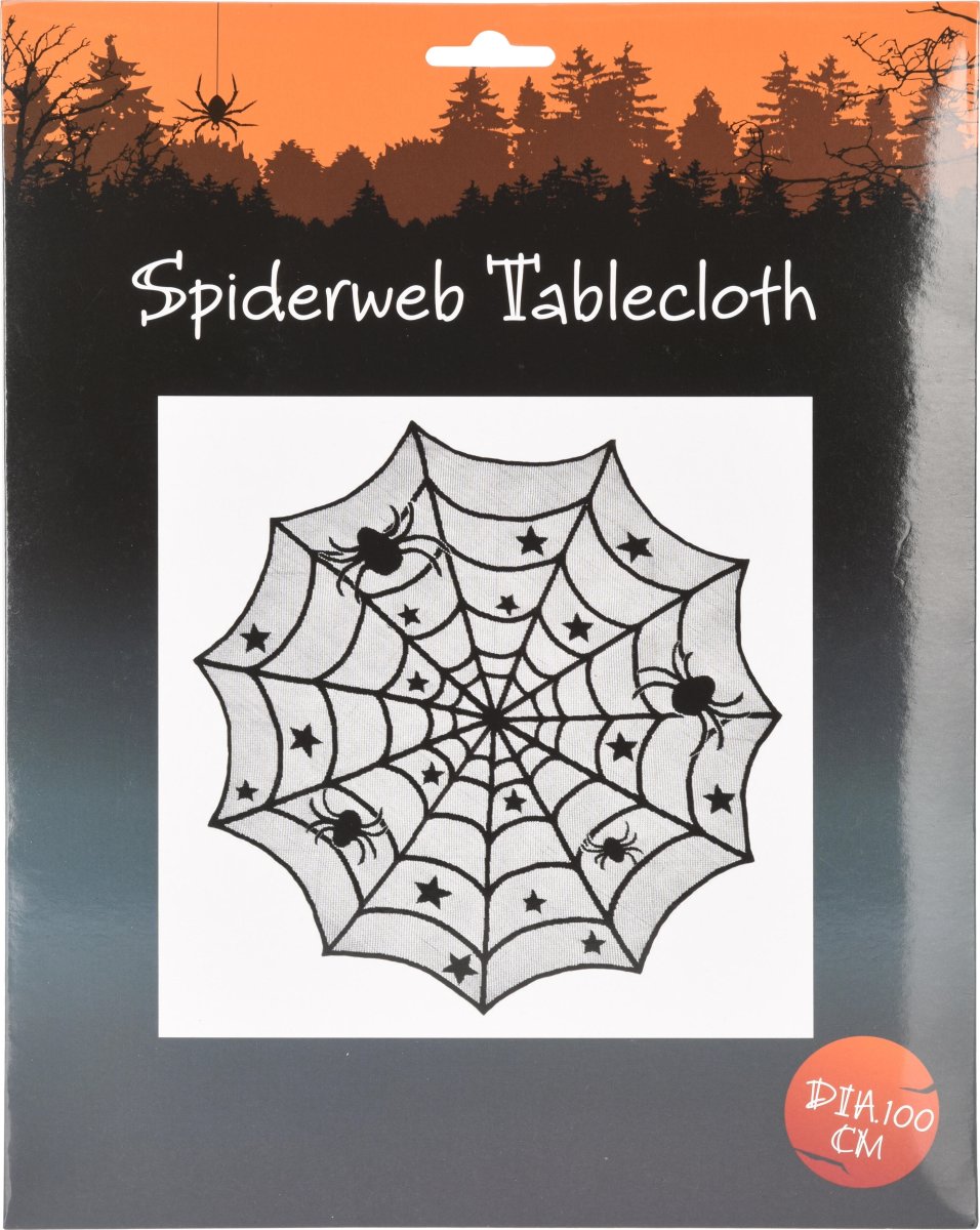 Halloween Bordsduk med Spindelmönster