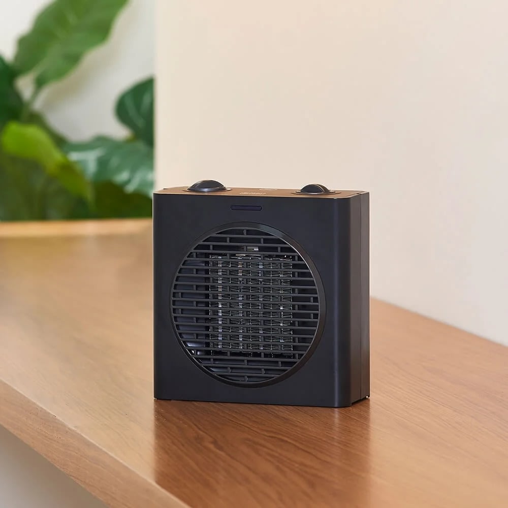 BLACK+DECKER Keramisk värmefläkt 1500W, svart