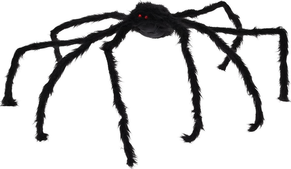 Stor Halloween spindel, svart, 150 cm