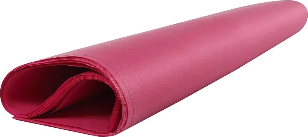 Silkespapper 50x70 cm 14g 25 ark rosa