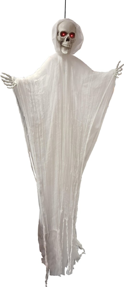 Hängande Spökesskelett m. Ljus/Ljud, H140 cm
