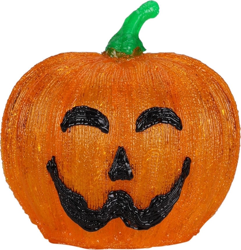 Pumpa med LED-Ljus & Timer, akryl, H25 cm