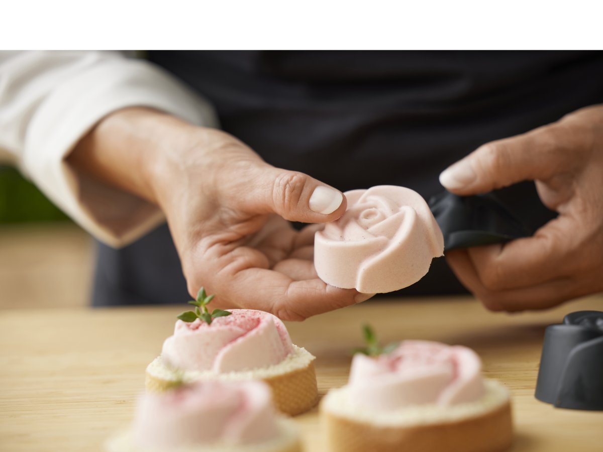 Blomsterbergs Rose Muffinsformar, silikon, 6 st.