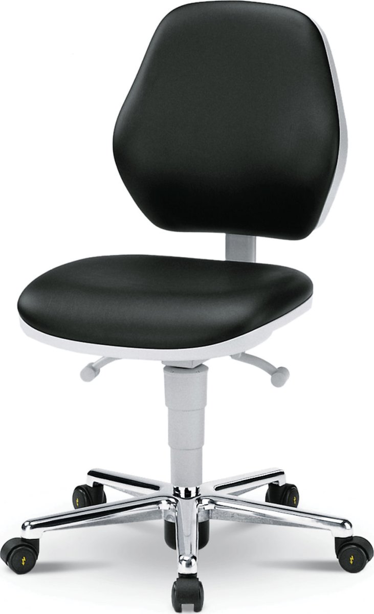 Renrum Arbetsstol, svart, ESD-konstläder, 47-61 cm