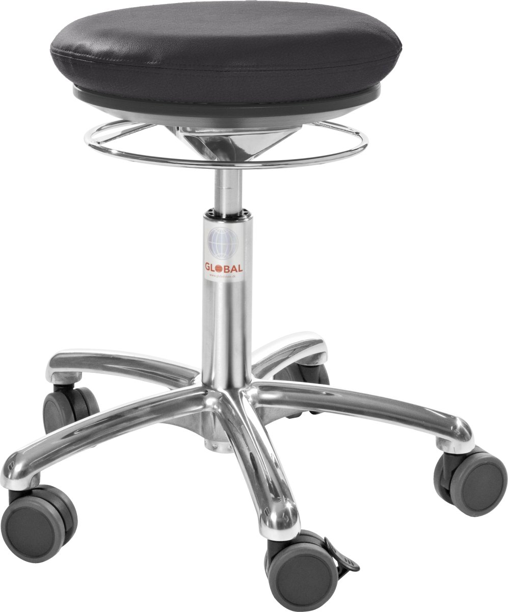 Pilates AirSeat stol, Svart, Konstläder, 43-56cm