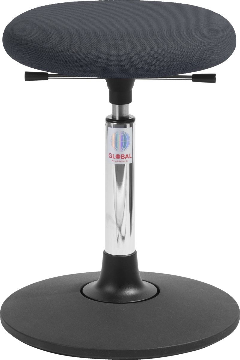 Beta stol, svart, tyg, 52-71 cm, Sway