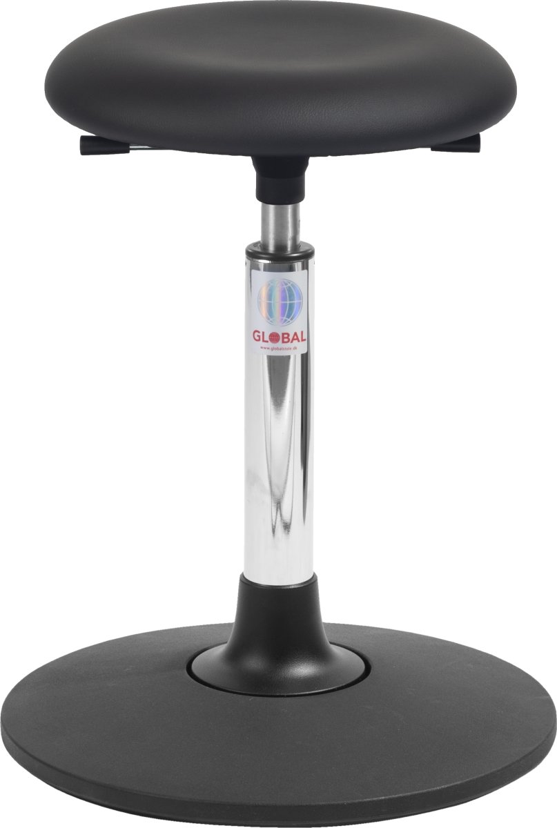 Beta Chair, Svart, konstläder, 52-71 cm, Sway