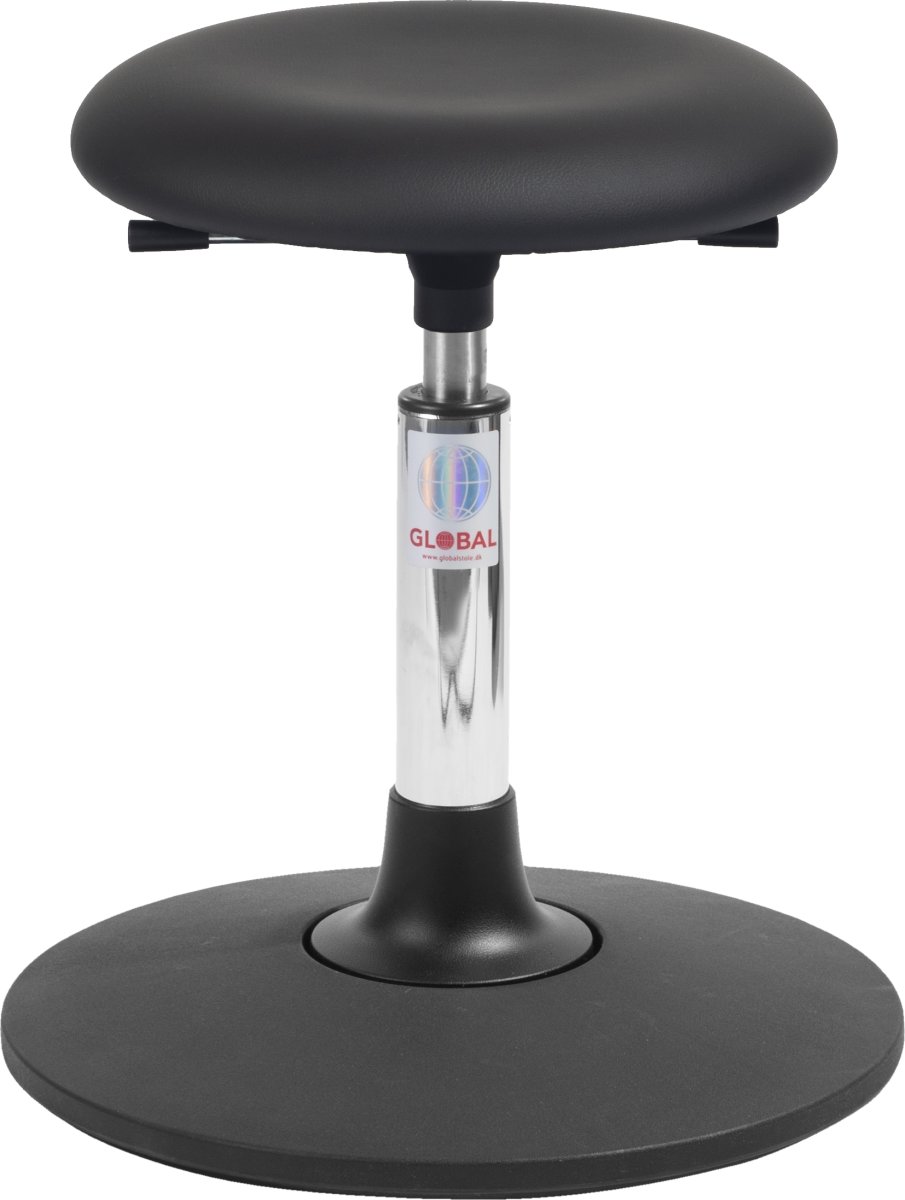 Beta Chair, Svart, konstläder, 43-56 cm, Sway