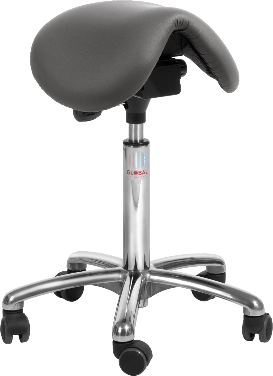 Dalton Sadelstol, Mörkgrå, Konstäder, 60-79cm, Alu