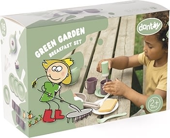 Dantoy Green Garden frukostset, 29 delar