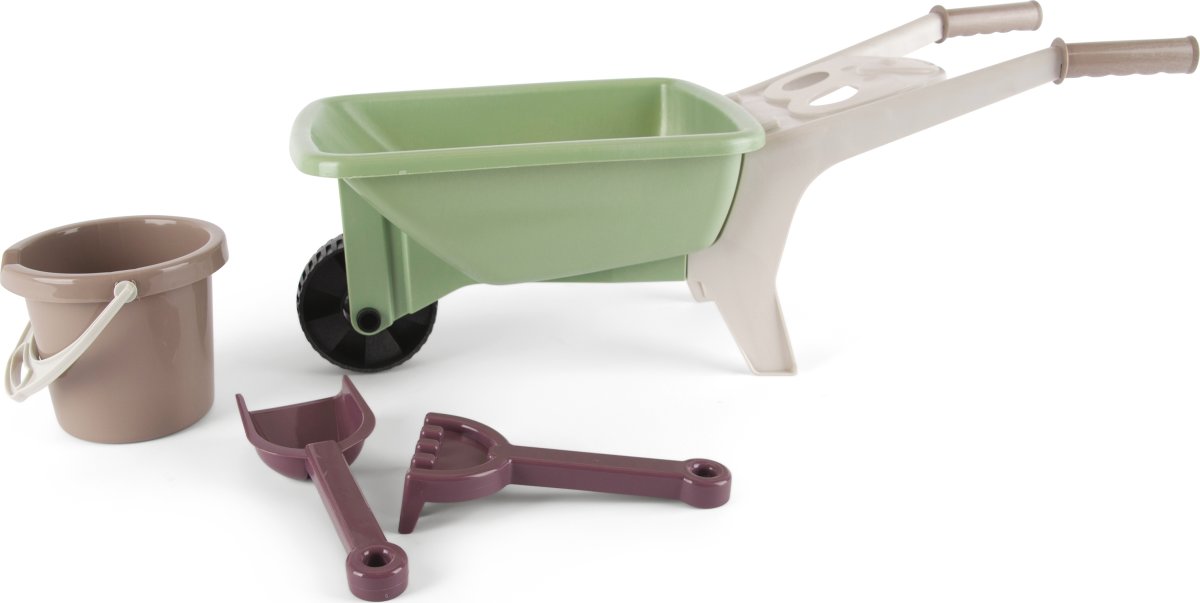 Dantoy Green Garden skottkärra set, 4 delar, L66cm