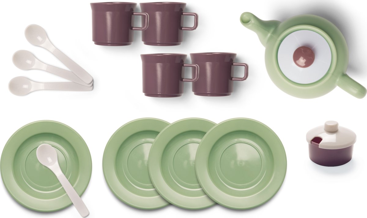 Dantoy Green Garden teservis, 16 delar, L29 cm