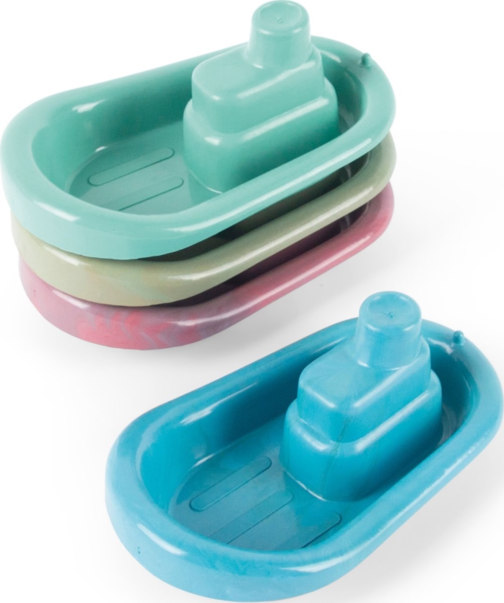 Dantoy Blue Marine Toys båtset, 4 st.